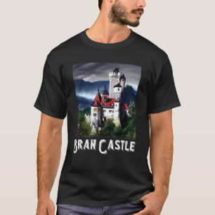 T-shirt Bran Castle Transylvania Maison À Dracula Peinture