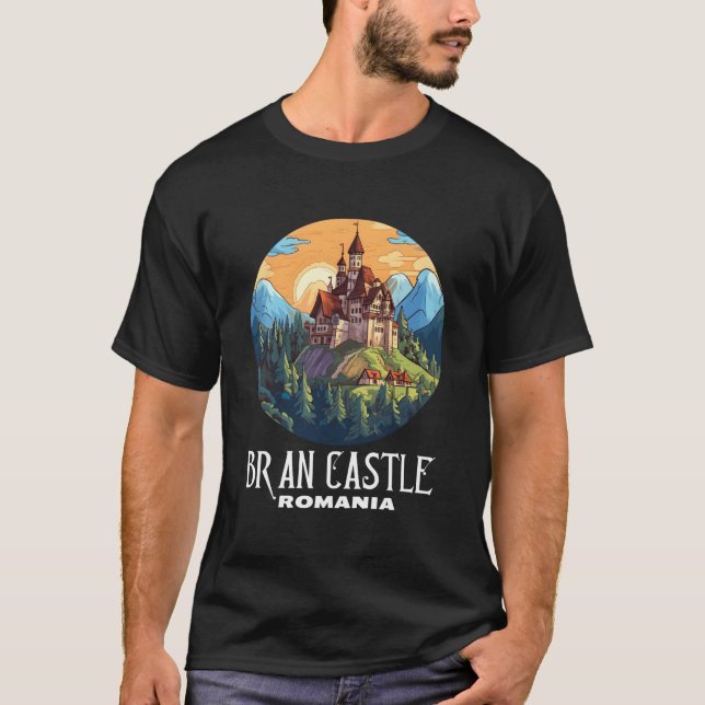 T-shirt Bran Castle Transylvania Maison De Dracula (Devant)
