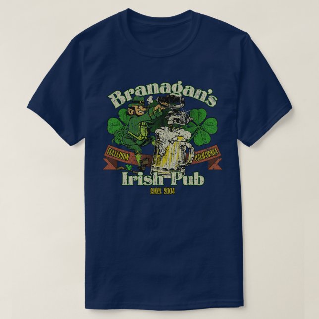 T-shirt Branagans Irish Pub 2004 (Design devant)