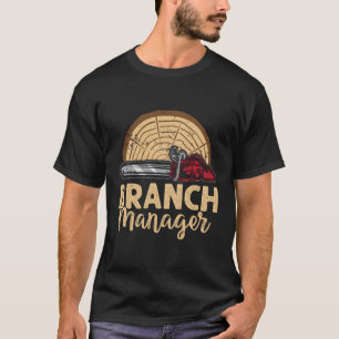 T-shirt Branche Ager Lumberjack Chainsaw Arborisateur