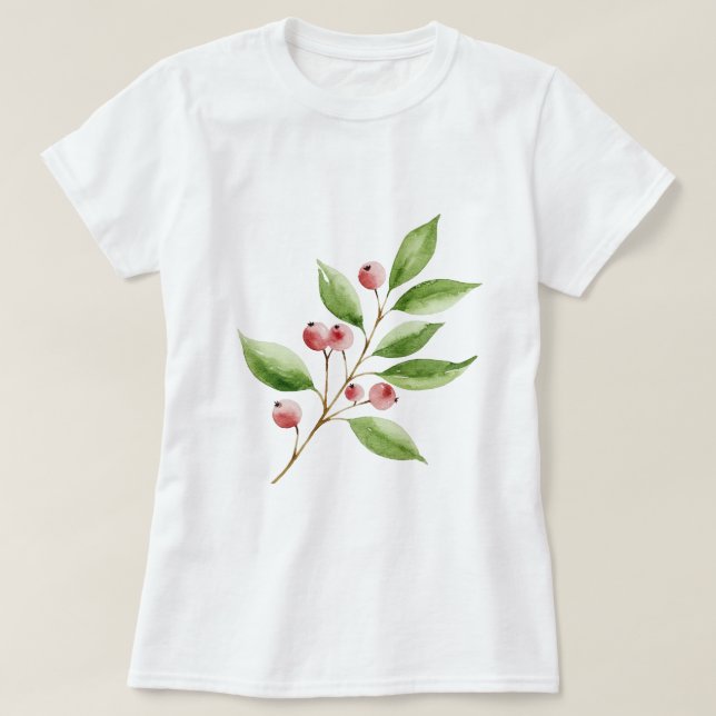 T-shirt Branche avec baies (Design devant)