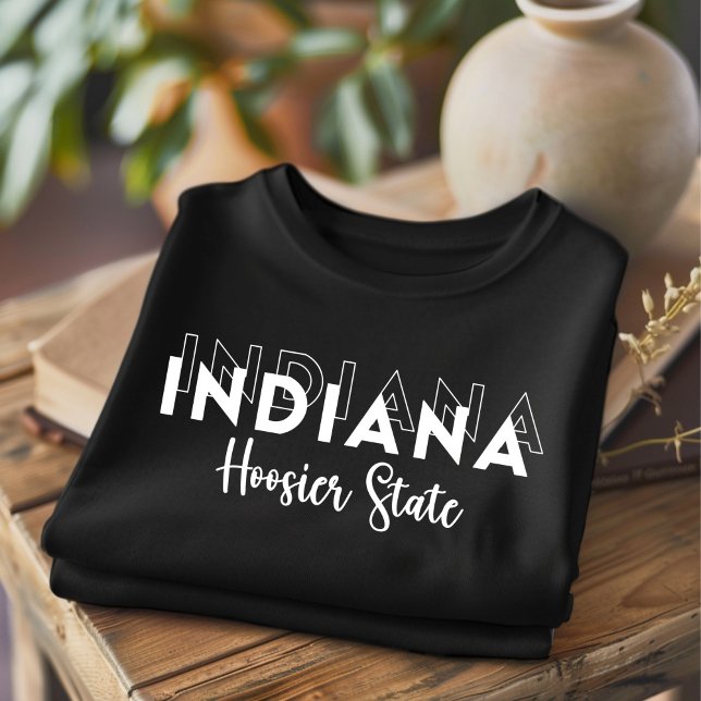 T-shirt branché Indiana Hoosier State (Créateur téléchargé)