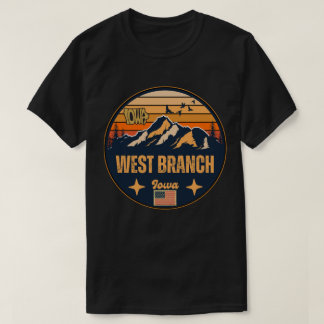 T-shirt Branche Ouest, Iowa