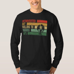 T-shirt Branché Présenté Mais Prêt À Discuter De MAPS