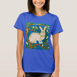 T-shirt Branches de lapin sauvage et de fleurs