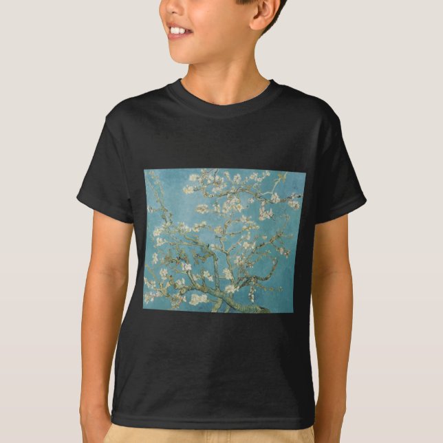 T-shirt Branches de Vincent van Gogh d'arbre d'amande (Devant)