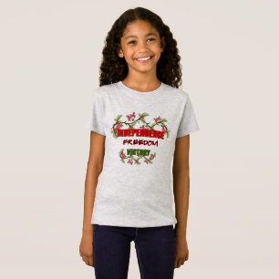 T-Shirt Branches viburnum avec conception de texte
