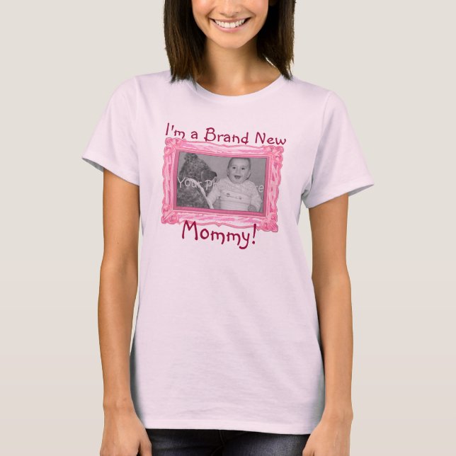 T-shirt Brand New Maman chemise (Devant)