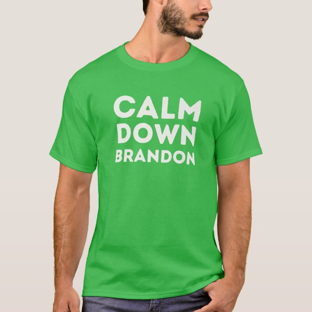 T-shirt Brandon n'est pas un mème de Go-Brandon (Devant)
