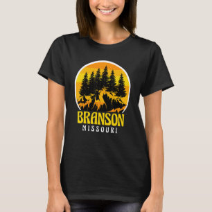 T-shirt Branson Missouri Big wheel Travel Camping Hiking N