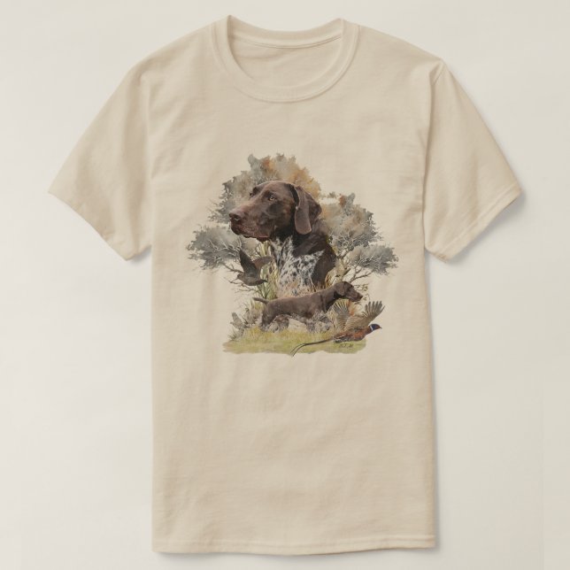 T-shirt Braque allemand  (Design devant)