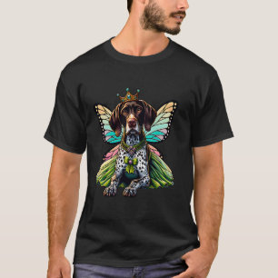 T-shirt Braque allemand drôle GSP PAPA MAMAN