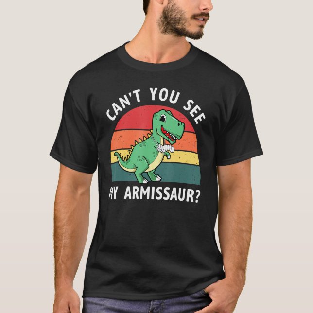 T-shirt Bras cassé ne vois pas mon Armissau (Devant)