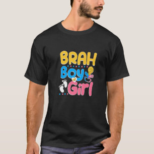 T-shirt Bras rose ou bleu vous aime meilleur frère toujour