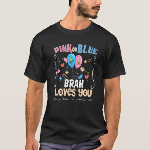 T-shirt Bras rose ou bleu vous aime meilleur frère toujour