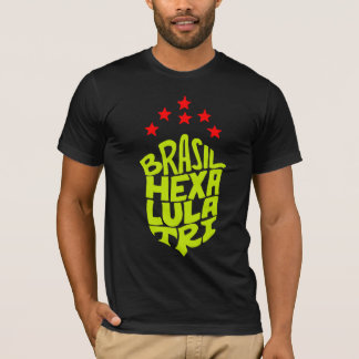 T-shirt Brasil Hexa Lula Tri World Cup