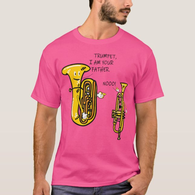 T-shirt Brass Horn Marching Band - Euphonium - Funny Brass (Devant)