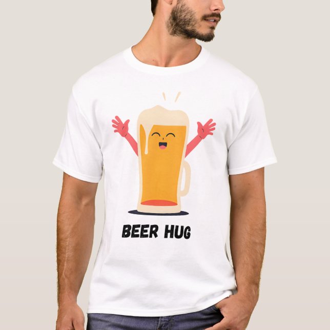 T-shirt Brassage De Bière - La Brasserie Que Vous Pouvez E (Devant)