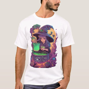 T-shirt Brassages de chaudron Pumpkin Boo�s Autocollant