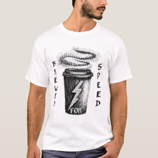 T-shirt Brassé pour la vitesse - Conception de la coupe de