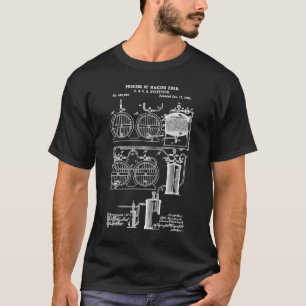 T-shirt Brasserie Brewery Plans Bière Brasserie Geek Brass