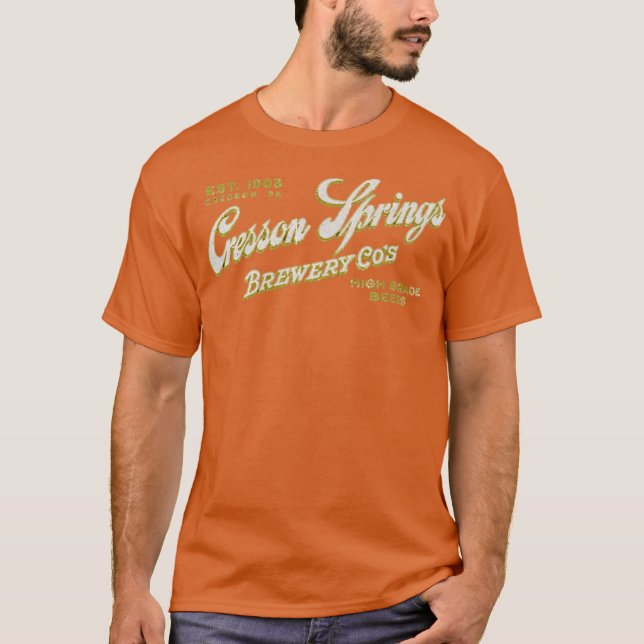 T-shirt Brasserie Cresson Springs - Cresson, PA (Devant)