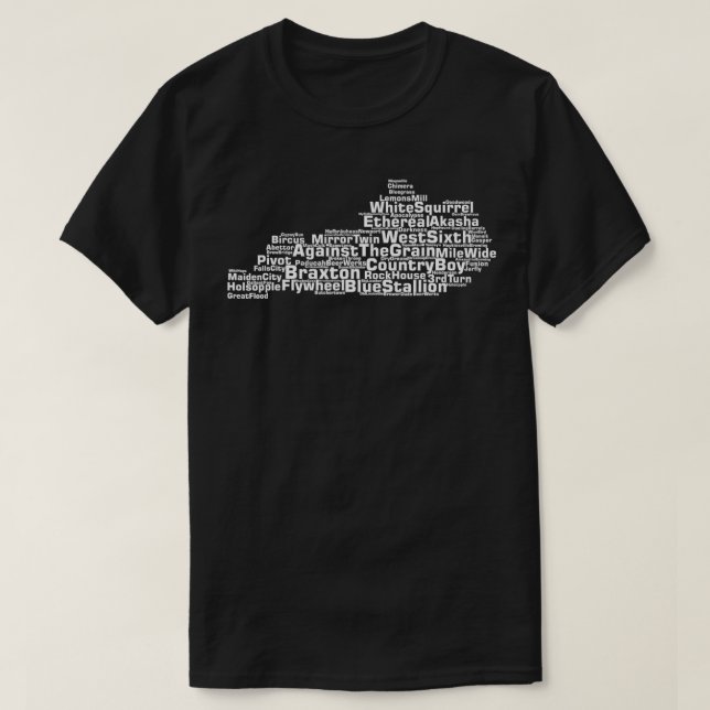 T-shirt Brasserie du Kentucky (Design devant)
