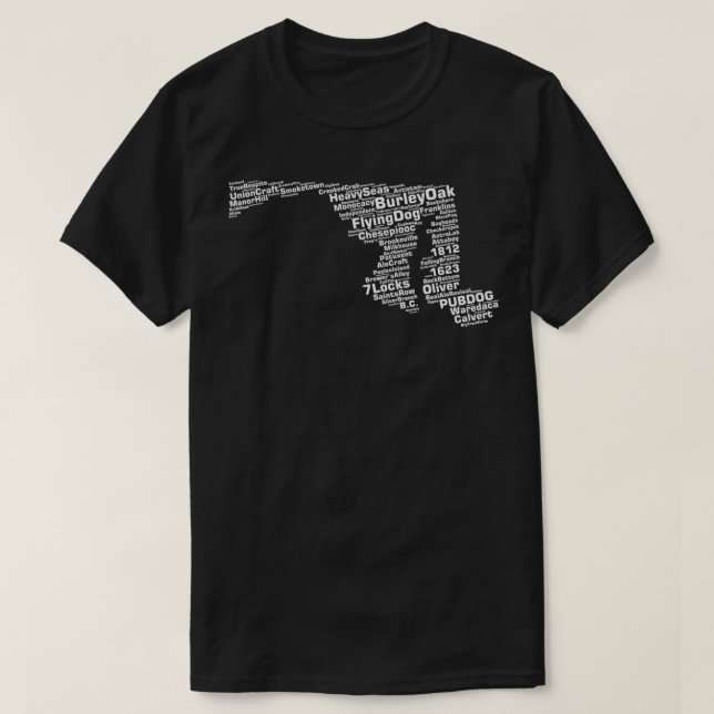T-shirt Brasserie du Maryland (Design devant)