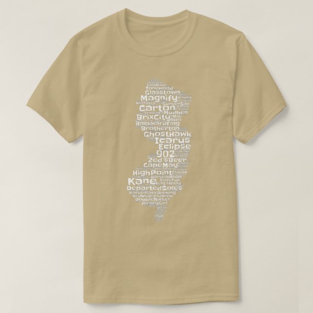 T-shirt Brasserie du New Jersey (Design devant)