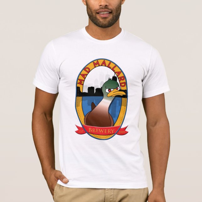 T-shirt Brasserie folle de Mallard de base (Devant)