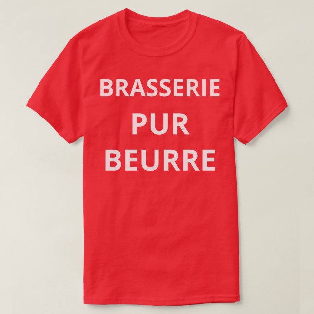 T-shirt brasserie pur beurre (Design devant)