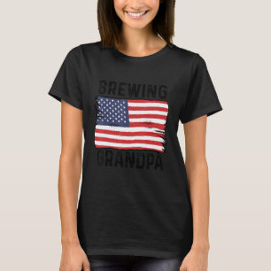 T-shirt Brasseur de vinaigrette de grand-père mâle