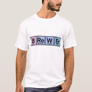 T-shirt Brasseur fait d'éléments