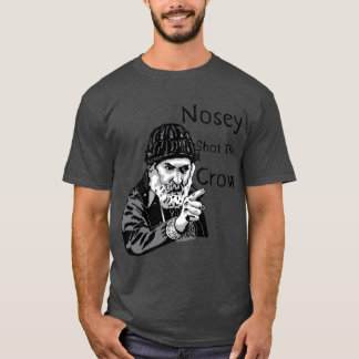T-shirt Brassic agriculteur Jim Rant NOSEY SHOTHE CORBEAU
