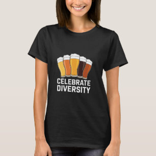 T-shirt Brassieurs Amateur de Bière Célébrant la Diversité