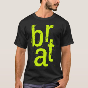 T-shirt Brat Grunge Oversize Trend Meme Y2K Emo esthétique