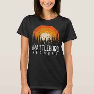 T-shirt Brattleboro Vermont V Vintage les années 70 80s 90