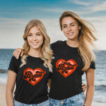 T-shirt Braut Und Team Braut Bachelorette Retro Herz<br><div class="desc">Braut Und Team Braut Bachelorette Retro Herz T-Shirt Bride T-Shirt Bachelorette Retro Mariée La Mariée Vintage Devenir la Mariée de la MariéeTribe</div>