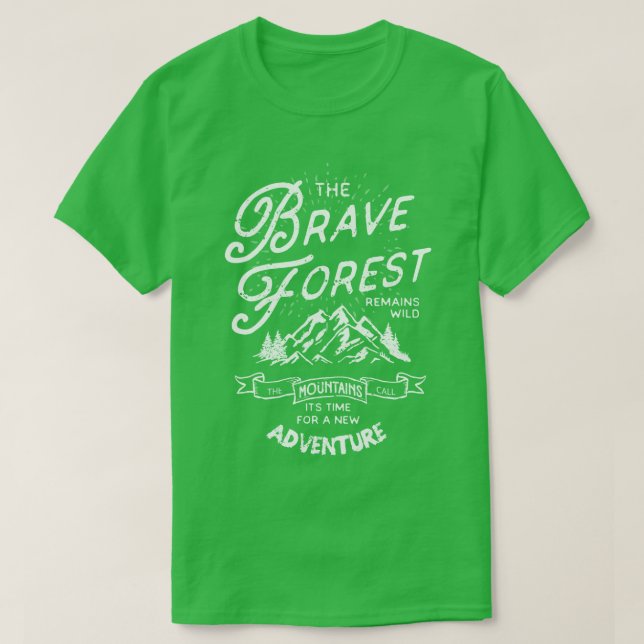 T-shirt Brave Forest Hiker 2 (Design devant)