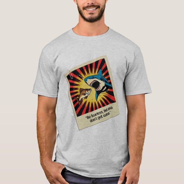 T-shirt Brave mais réaliste (Devant)