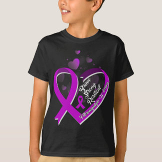 T-shirt Brave résistant résistant Fibromyalgie Guerrier