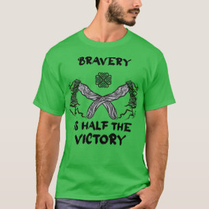 T-shirt Bravery Valhalla Vikings Ax Victoire
