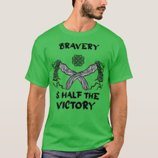T-shirt Bravery Valhalla Vikings Ax Victoire