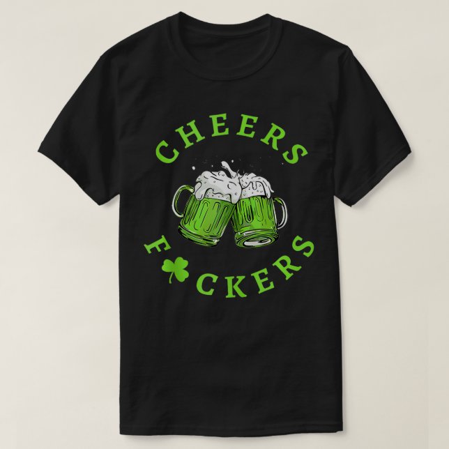 T-shirt Bravo Jour de la Saint Patrick Fckers (Design devant)