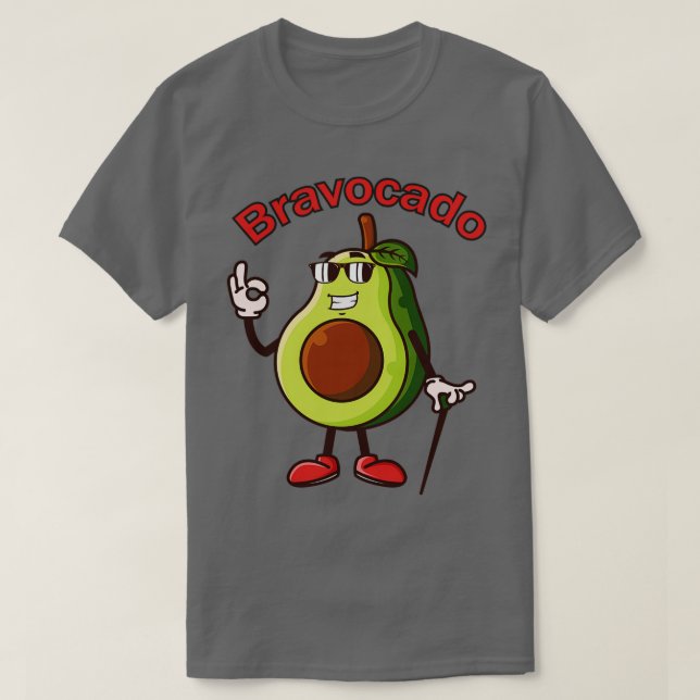 T-shirt Bravocado Drôle Avocado Pun 1 (Design devant)