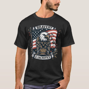 T-shirt Bravoure et sacrifice Aigle