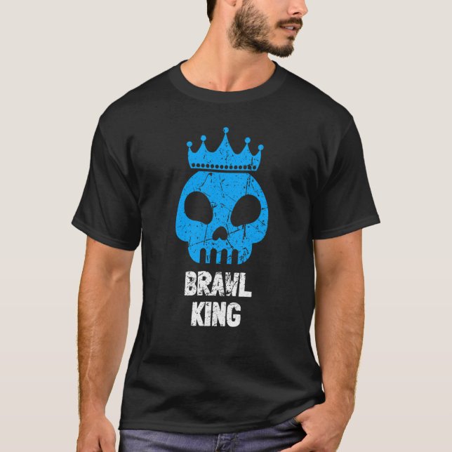 T-shirt Brawl King Brawling Gamer Jeu 3 (Devant)
