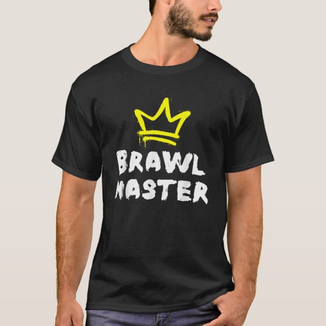 T-shirt Brawl Master Gamer Jeu Brawler Brawler (Devant)