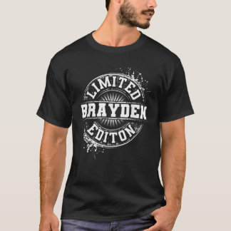 T-shirt BRAYDEN Limited Edition Drôle Nom personnalisé Jo