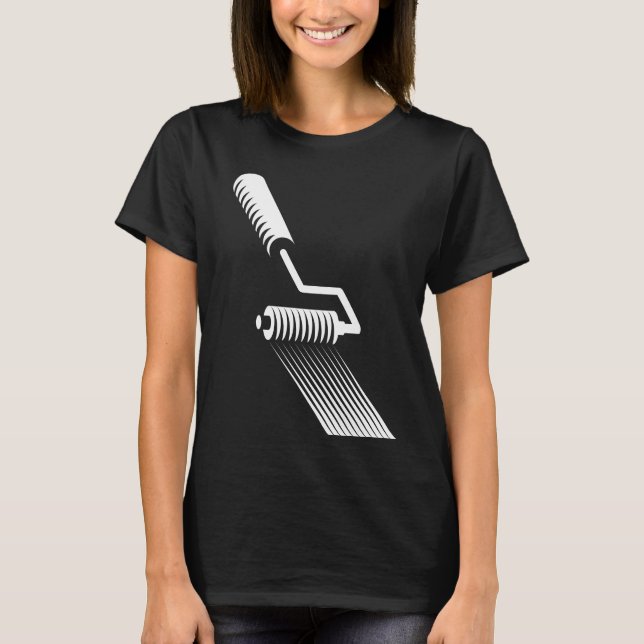 T-shirt brayer, gravure sur bois printmaking (Devant)